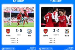 摧枯拉朽！阿森纳开季连续两场3-0，社区盾胜曼城、首轮胜考文垂